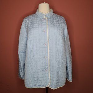 Quilted reversible puffer jacket